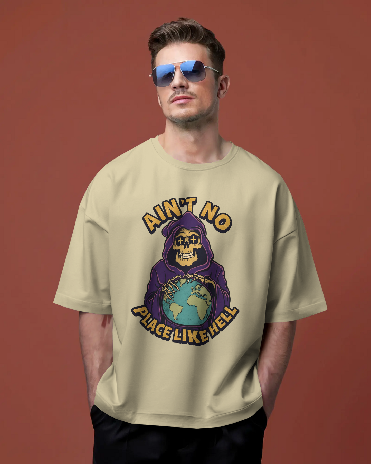 Ain’t No Place Like Hell Tee – The Reaper Runs This World