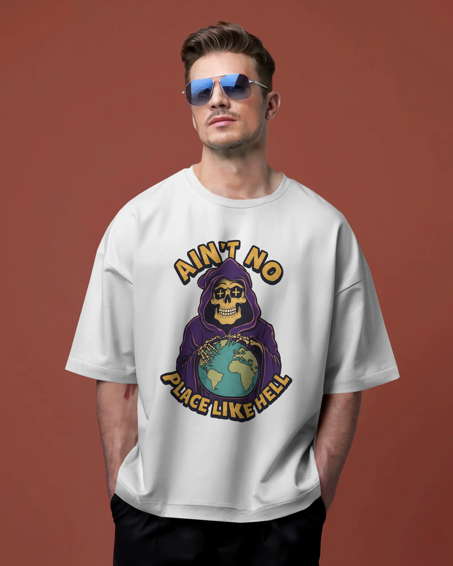 Ain’t No Place Like Hell Tee – The Reaper Runs This World
